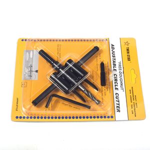 Sierra Perforadora Ajustable en Forma de Avión para Trabajos en Madera, Ampliador de Orificios para Altavoces de Techo Integrados en Plástico, para Focos - Product Image 1