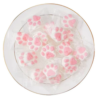 Celebrity roze kat Claw Marshmallow Fruitig Snoepje 500g Zachte Kauwgom Individueel Verpakt Traktaties Feest Vakantie Cadeau Delen
