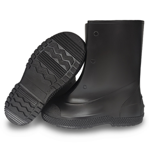 <span class=keywords><strong>Surchaussures</strong></span> noires imperméables, résistantes à l'huile, aux acides et aux alcalis, <span class=keywords><strong>antidérapantes</strong></span>, robustes, en PVC, couvre-chaussures - Product Image 1