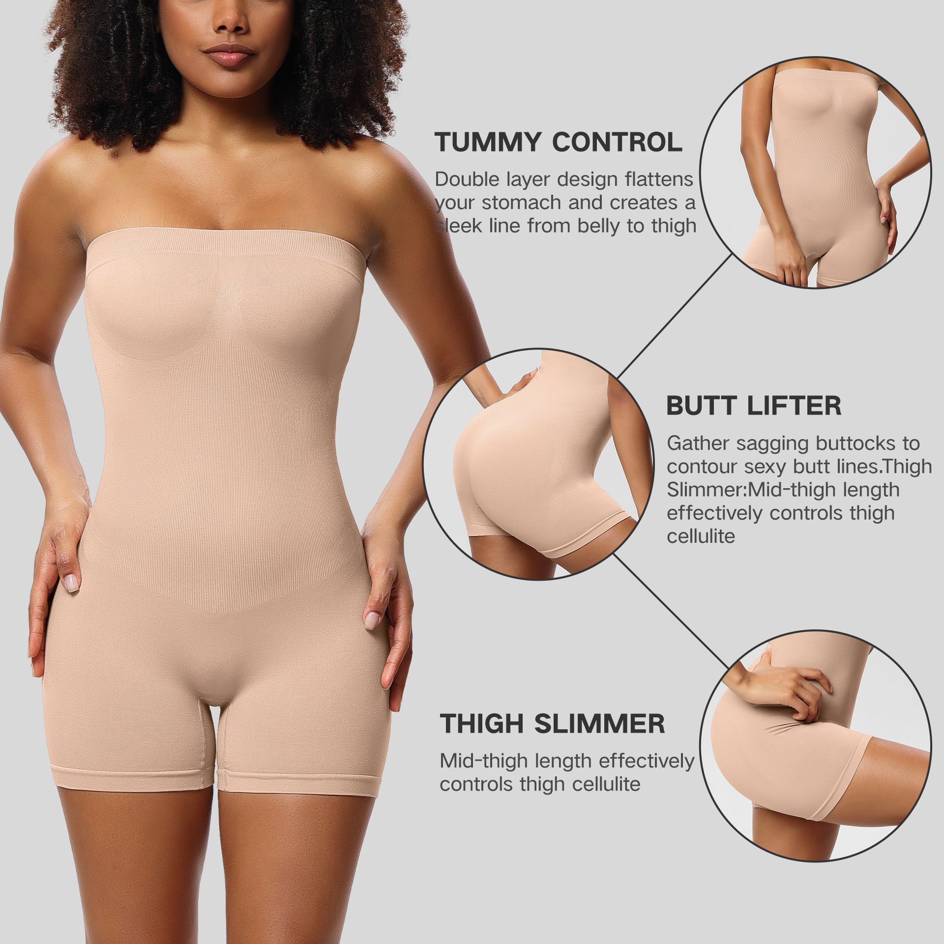 Detachable-Strap Tummy-Control Brief: fabric stretch, recovery and seam construction reference