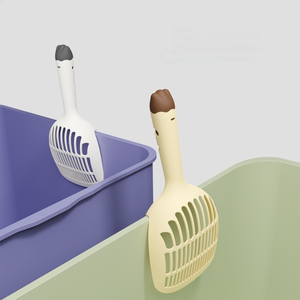 พลั่วตักอุจจาระสัตว์เลี้ยงพลั่วตักทรายแมวพลาสติกมีรูเล็กๆพลั่วเหมืองมูลสัตว์20L พื้นที่ด้านในพลั่วตักทรายแมว - Product Image 6