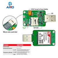 Module Dongle USB NB-IoT SIM7000G, Modem NB-IoT Global à Faible Consommation avec Antenne pour Appareils IoT Industriels