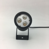 Projecteurs LED d'extérieur pour jardin en aluminium IP65 DC 9W avec RGBW, angle de faisceau de 30°, dimmables