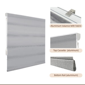 Meilleures ventes, stores romains sans cordon, contrôle manuel, tissu occultant à 100%, résistant à l'humidité, pour <span class=keywords><strong>baie</strong></span> <span class=keywords><strong>vitrée</strong></span> - Product Image 2