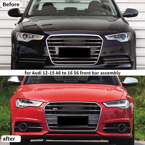 Kit de carrocería de accesorios de sintonización automática para <span class=keywords><strong>Audi</strong></span> <span class=keywords><strong>A6</strong></span> modelo 12-15 actualizado 16 modelos PP material Kit de delimitación frontal - Product Image 5