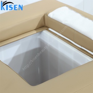 Table de massage corporel et spa capillaire Kisen populaire avec réservoir d'eau sans tuyauterie de 90 L et chauffe-eau – Vente en gros usine - Product Image 6