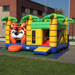 <strong>Tiger</strong> <strong>Jumpers</strong> Inflatable Kids Jumping Castle Commercial Grade Bounce House Hupfburg Bouncy Castle for Kids - Product Image 4