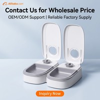 Distributeur automatique de nourriture pour animaux de compagnie, contrôle des portions temporisé, distributeur de nourriture sèche pour une seule repas pour chats et chiens