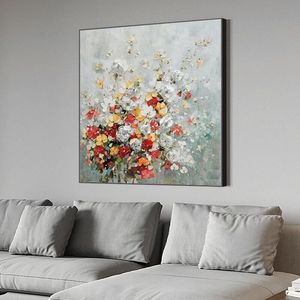 100% <span class=keywords><strong>peinture</strong></span> à l'huile <span class=keywords><strong>abstraite</strong></span> florale chambre décoration fleur <span class=keywords><strong>peinture</strong></span> à l'huile - Product Image 2