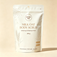 Sachet Doypack de Luxe Écologique Personnalisable avec Logo, Résistant à l'Humidité, Refermable, Thermoscellable, Qualité Alimentaire, pour Sels de Bain