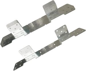 Nhiệm Vụ Nặng Nề Có Thể Điều Chỉnh Cầu Thang Ráp Dây Móc Áo 18 Đo Mạ Kẽm Phổ Cầu Thang Ráp Dây Gắn Chân Đế - Product Image 6