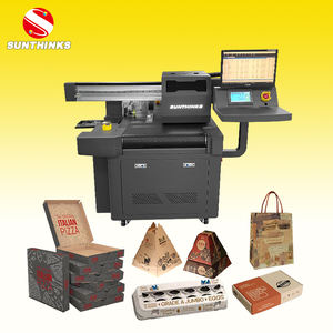 Machine d'impression à passage unique Sunthinks SC300 avec tête d'impression HP pour l'impression de boîtes de pizza en carton ondulé, conforme à la FDA - Product Image 1