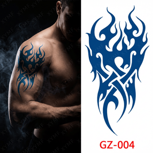 Autocollant de <span class=keywords><strong>tatouage</strong></span> personnalisé, logo de marque, imperméable, pour hommes et femmes, à base de plantes naturelles, genipine, jagua, <span class=keywords><strong>tatouage</strong></span> semi-permanent temporaire - Product Image 4