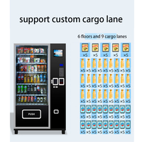 Distributeur automatique de boissons de collection de canettes de bière de paiement en espèces personnalisables