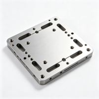 Plaque de positionnement d'instrument usinée avec précision par CNC |   Plaque de positionnement personnalisée en aluminium et acier inoxydable pour l'automatisation