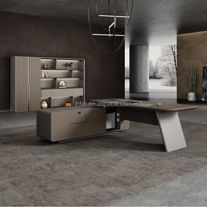 Scrivania Direzionale Moderna Zitai in Legno Premium Convertibile con Ampio <span class=keywords><strong>Piano</strong></span> <span class=keywords><strong>di</strong></span> Lavoro - Product Image 5