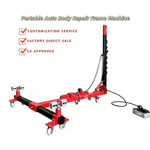 Équipement de réparation automobile : Machine portable de redressage de châssis de voiture <span class=keywords><strong>10</strong></span> <span class=keywords><strong>tonnes</strong></span>, débossonneuse pour atelier d'entretien automobile - Product Image 1