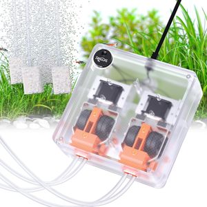 Pompe à air oxygénante Seaoura SR-204 à 4 trous, haute puissance, <span class=keywords><strong>pour</strong></span> aquarium, compresseur d'air, aérateur, 220v, silencieuse - Product Image 3