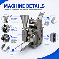 Machine à fabriquer des pierogi commerciaux, machine automatique à fabriquer des pelmeni, des raviolis et des boulettes pour restaurant et usine de produits surgelés