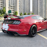 Aileron de coffre style GT350 en fibre de carbone pour Ford Mustang 2015-2017