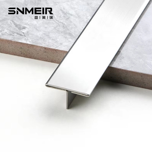 Embellecedor de esquina de acero inoxidable Metal decorativo Perfil en T de acero inoxidable Borde de azulejo Embellecedor de esquina - Product Image 5