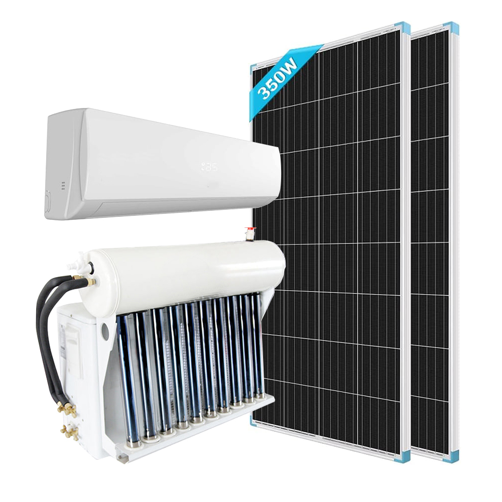 <strong>2026</strong> Cheap <strong>Price</strong> 9000 Btu Wall Mounted Solar Split Air Conditioner with Vacuum Tubes Solar Energy Collector for Hotel Hospital