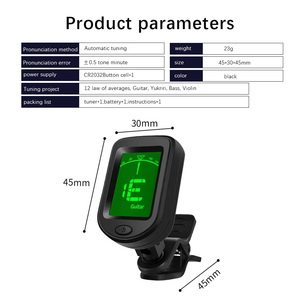 TYQ-L01 bán buôn Acoustic <span class=keywords><strong>Guitar</strong></span> <span class=keywords><strong>Tuner</strong></span> nhạc cụ chuyên nghiệp phụ kiện giá rẻ Bass <span class=keywords><strong>Guitar</strong></span> <span class=keywords><strong>Tuner</strong></span> - Product Image 3