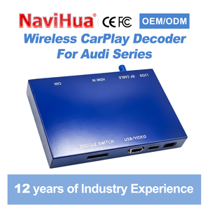 NaviHua para la serie Audi, nueva caja de interfaz inalámbrica CarPlay Android Auto para coche, módulo de actualización de pantalla OEM, decodificador adaptador. - Product Image 2
