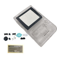 Cangkang Pengganti untuk Gameboy Pocket dengan Pelindung Layar, Casing Tombol Warna DIY untuk GBP Satu Set Suku Cadang Perbaikan