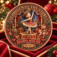 Pièce de monnaie souvenir de collection en cuivre pur 999 de 1 oz, imprimée UV en relief 3D, imitation antique, collection Toy Story de Noël, personnalisée