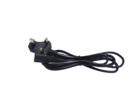 Cable de alimentación de 3 pines del Reino Unido a IEC C8 (Figura 8) de cobre puro, apto para TV, portátil y pequeños electrodomésticos en Filipinas, cable de repuesto
