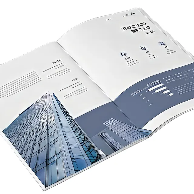 Brochure personnalisée Livret d'instructions Manuel dépliant Folleto Plegable Printing Premium Paper Logo Printing Folding Flyer Catalogue