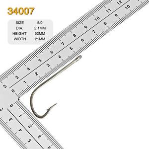 Anzuelos de Pesca de Acero Inoxidable 34007, Blancos, Extra Largos, Tamaño Completo para Pesca Comercial - Product Image 5