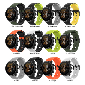 Bracelet de <span class=keywords><strong>sport</strong></span> en silicone respirant Tengyue 24 mm pour hommes et femmes, compatible avec les montres intelligentes <span class=keywords><strong>Suunto</strong></span> 7/9/D5/<span class=keywords><strong>Spartan</strong></span> <span class=keywords><strong>Sport</strong></span> - Product Image 5