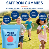 Gummies au Safran Marque Blanche OEM ODM avec Extrait de Safran, Formule et Emballage Personnalisés