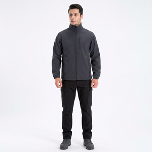 Veste Softshell pour Hommes pour Sports d'Hiver en Plein Air Coupe-Vent à Capuche en Polaire Imperméable Veste de Pluie à Capuche pour Hommes Vestes Softshell OEM - Product Image 1