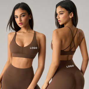 फैशन महिला रिमूवेबल पेड जिम शीर्ष कस्टम चलने वाला उच्च प्रभाव योग कसरत का समर्थन करता है - Product Image 1