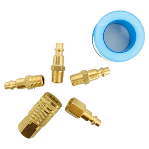 Adaptateur à connexion rapide de style américain 1/4 NPT, filetage interne/externe, connecteur de tuyau pneumatique pour connexion pneumatique - Product Image 1