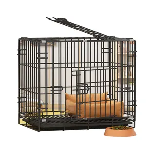New Product 2024 Stackable Dog Cages Per Friendly Big Dog Cage with 2 Doors
