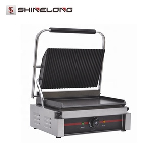 Double-Plate Electric Iron Contact Grill (Top Grooved and Bottom Flat) for <strong>Sandwich</strong> and <strong>Meat</strong> - Product Image 2