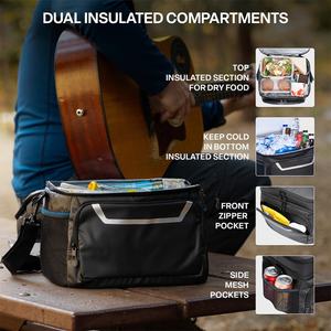Small Cooler <b>Lunch</b> Box Mini Leak-Proof Soft Double Deck 24 Can Personal Insulated Collapsible Portable Waterproof <b>Lunch</b> Bag - Product Image 4