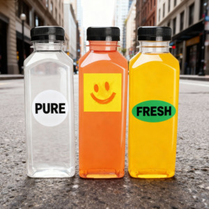 Disposable 250ml 300ml 400ml <strong>Plastic</strong> Juice <strong>Bottles</strong> with Lids Juice <strong>Plastic</strong> <strong>Drink</strong> <strong>Bottle</strong> With Lid Pet <strong>Plastic</strong> <strong>Bottles</strong> - Product Image 1