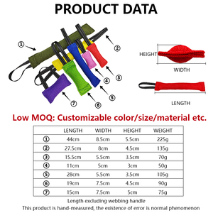Pet eğitim malzemeleri kalın yırtılmaya dayanıklı bez köpek eğitim Bite römorkör sopa yumuşak kumaş isırma köpek oyuncaklar köpek eğitim için - Product Image 4