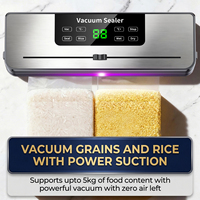 75kPa 120W 30cm 4L/min pantalla tactil cocina alimentos envasadora al vacio selladora al vacio de alimentos