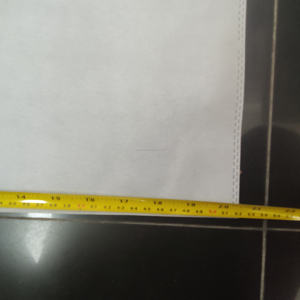 Белая нетканая сумка-тоут на заказ с завязками и фольгированным тиснением 52x63 см, оптовая продажа - Product Image 6