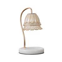 Lampe chauffe-cire électrique de luxe en verre, dimmable, avec minuterie, réglable, pour la fonte de cire et l'aromathérapie parfumée