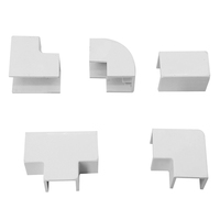Cable ignífugo PVC Trunking Protector de cable eléctrico montado en la pared hecho de plástico