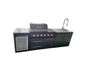 Professional 411BBQ +fridge cabinet+ sink cabinet OUTDOOR KITCHEN