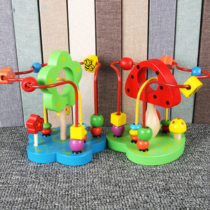 Fabricant vente directe de champignon de <span class=keywords><strong>dessin</strong></span> animé mini rond perles <span class=keywords><strong>labyrinthe</strong></span> jouets promotion En Gros éducatifs préscolaire - Product Image 6