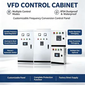 Gabinete de Control de Bomba de Agua con Inversor de Frecuencia Variable (VFD) y PID Trifásico 380V, Panel de Presión Constante, CE OEM, Personalizado para Riego - Product Image 3